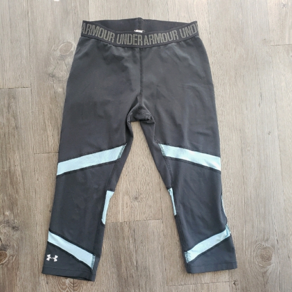 Black Under Armour Running Capris
